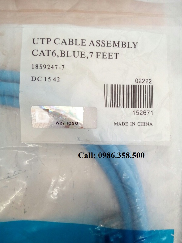 Dây nhẩy, Patch cord AMP cat6 dài 2m